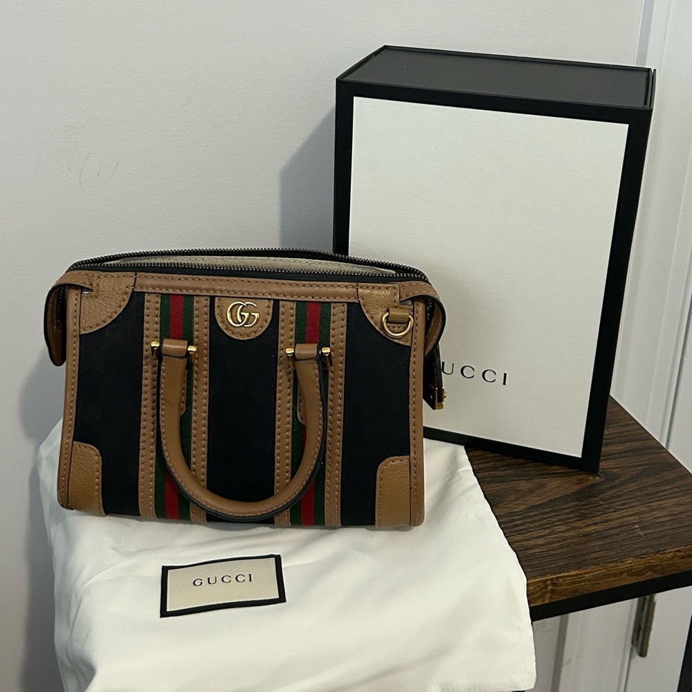 Gucci Mini GG Canvas Bauletto - Picture 2 of 15